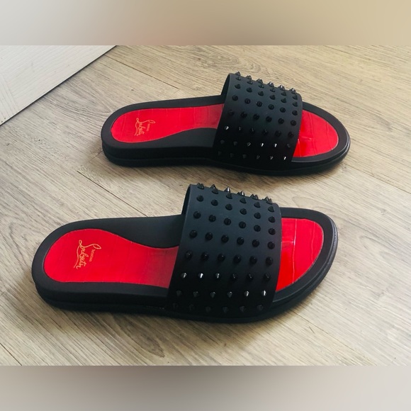 Christian Louboutin men slides Size 44EU, 10US - Picture 9 of 16
